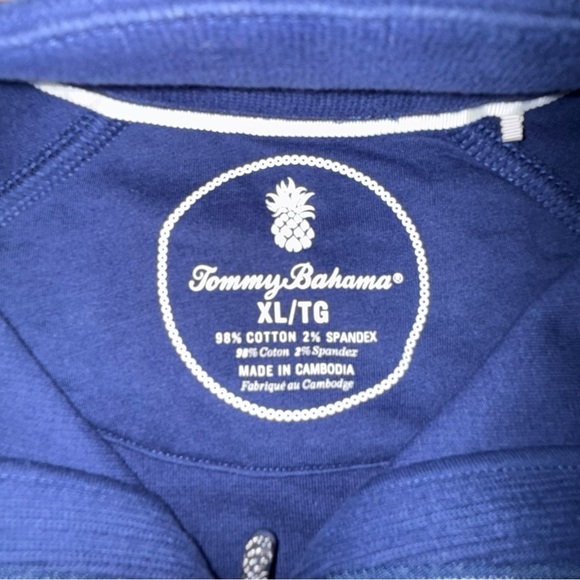 TOMMY BAHAMA Aruba Full-zip Sweatshirt - XL Navy - Picture 3 of 15